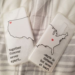 Matching cases iphone 8 plus and galaxy s9plus
